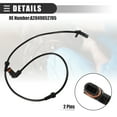 thumbnail image 4 of Sensor de velocidad de rueda delantera izquierda o derecha ABS para mercedes-benz C300 2012-2014 A2049052705 negro, 4 of 7