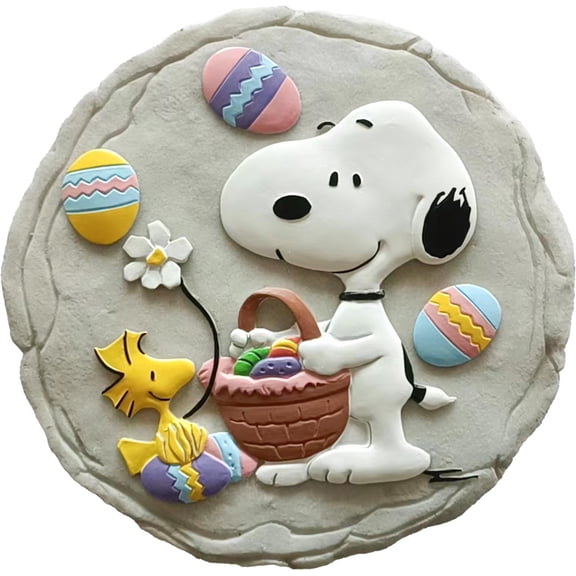 SNOOPY EASTER STEPPING STONE