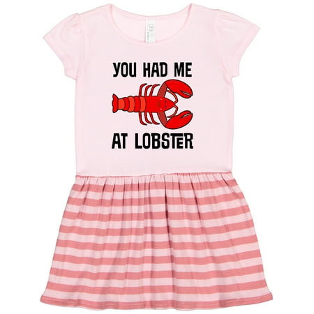 

Inktastic Funny Lobster Lover Kids Seafood Gift Toddler Girl Dress