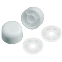 Plumb Pak PP835-30 Bolt Cap, Universal, Plastic, White