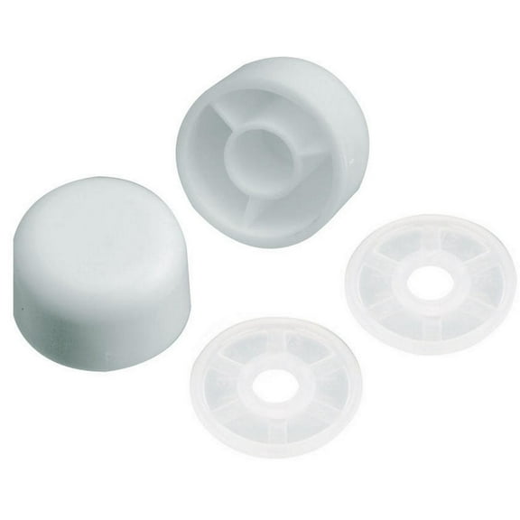 Plumb Pak PP835-30 Bolt Cap, Universal, Plastic, White