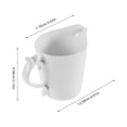 thumbnail image 2 of WHAMVOX Retro Ceramic Milk Creamer Jug With Handle Multi-Functional Milk Frothing Jug Gravy Pitcher Small Milk Container Ceramic Syrup Pitcher 260ml, 2 of 8