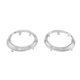 thumbnail image 1 of Par de cubiertas de bisel de lámpara de luz antiniebla delantera izquierda y derecha 52713-08020, 52712-08020 reemplazo to1039150 accesorios de coche, 1 of 8