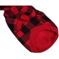 thumbnail image 3 of Plaid Dog Hoodie Pet Clothes Sweaters with Hat，Red，X-Large (Pack of 1), 3 of 7