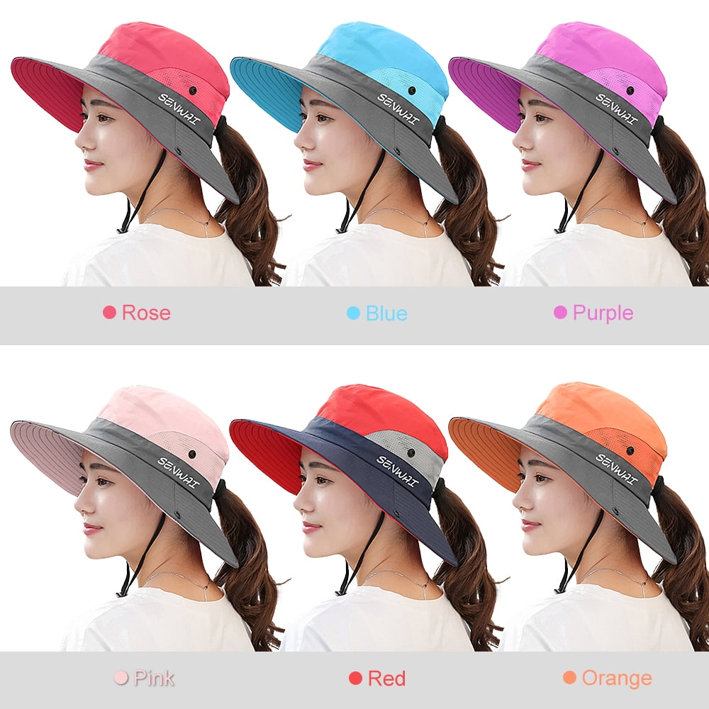Sun Hat Wide Brim Boonie Hat Women UV 