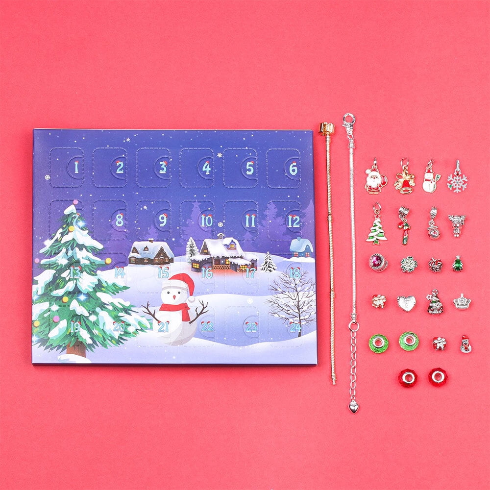 Charm Bracelet Making Kit for Girls Christmas Gift Jewelry Making Supplies Beads Set