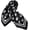 Black&white Skulls, variant on PTSPLLMY 100% Real Mulberry Silk Scarf -21'' x 21''- Lightweight Neckerchief –Women Men Small Square Digital Printed Scarves