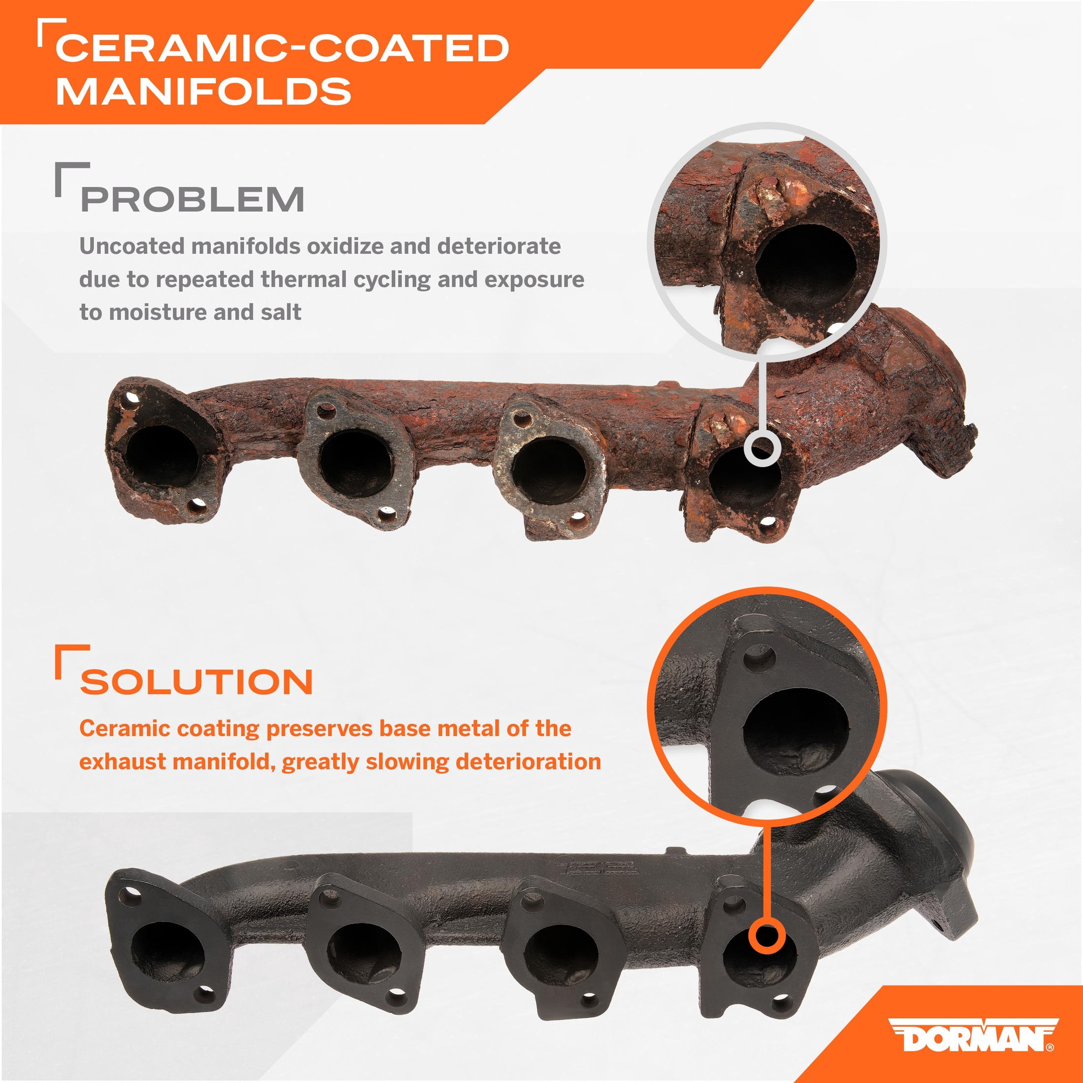 Dorman 674-859XD Driver Side Exhaust Manifold for Specific Models