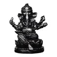 thumbnail image 3 of CoudarTitie Lord Ganesha Statue Resin Buddha Sculpture for Living Room Gifts Centerpiece Black 4.7x4.2x6cm, 3 of 9