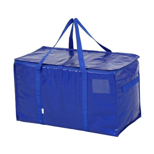 Clothes Storage Bag Organizer with Double Zipper Closure and Reinforced Handle for Wardrobe Sorting Portable Large Capacity 12 kg Blanket and Quilt Storage