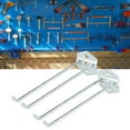 thumbnail image 6 of NIAIZEK Heavy Duty Steel Pegboard Hooks, Electroplated and Polished, 4-Pack Garage & Workshop Organizer Accessories, 6 of 6
