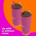 thumbnail image 4 of bubba Envy S Insulated Stainless-Steel Tumbler with Straw and Bumper, 24 Oz., Rubberized, 4 of 7