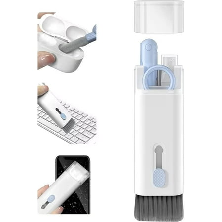 Kit de brosse de nettoyage de clavier d'ordinateur 7 en 1, stylo pour  écouteurs, outils de livres de clavier de casque, kit flacon de touches