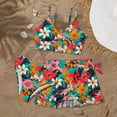 thumbnail image 2 of Gibobby Toddler Girl Swimsuit Girls Bathing Suits Two-Piece Swimsuit with Boyshorts Vest-Style Tankini(8-9 Years,Brick Red), 2 of 4