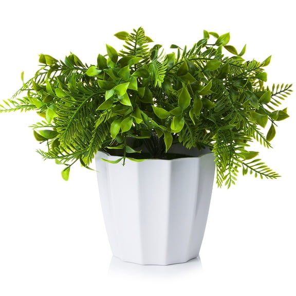 Enova Home Artificial Greenery in White Pot-6225