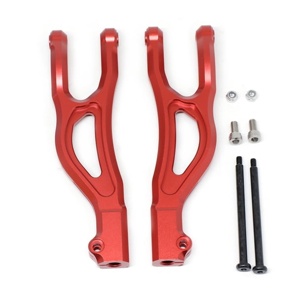 Vogacara Brazo de suspensión delantero/trasero, piezas de Metal para camión de control remoto, resistente al agua, ligero, a prueba de Kits de construcción modelo Rojo Vogacara FN011851-01