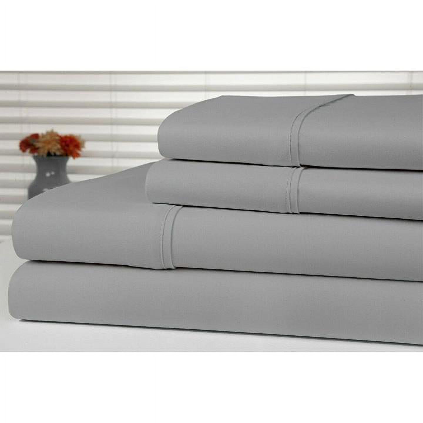 Bamboo Comfort  King Size Bamboo Luxury Solid Sheet Set, White - 4 Piece - image 11 of 21