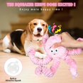 thumbnail image 3 of Xekoro Squeaky Dog Toys for Aggressive Chewers, Octopus-Tug of War Dog Toys for Large Breed Tough Interactive Stuffed Dog Chew Toys for Puppies Small & Large Dogs, Pink, 3 of 6