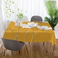 thumbnail image 5 of Yayeee Tablecloths for Rectangular Tables 54 x 54 inch Party Table Cover, White Flowers, 5 of 6
