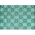 thumbnail image 1 of Ahgly Company Indoor Rectangle Oriental Turquoise Blue Industrial Area Rugs, 8' x 10', 1 of 4