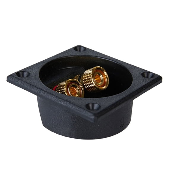 Square Spring Cup Speaker Terminals For DIY Sound Installation And Upgrades