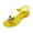 Yellow, variant on Clear Pool Sandals, Women's Butterfly Jelly Sandals,Ankle Strap Flat Shoes, Transparent Summer Flats With Rhinestone Butterfly Decoration, Waterproof Beach & Pool Footwear, Black 5.5