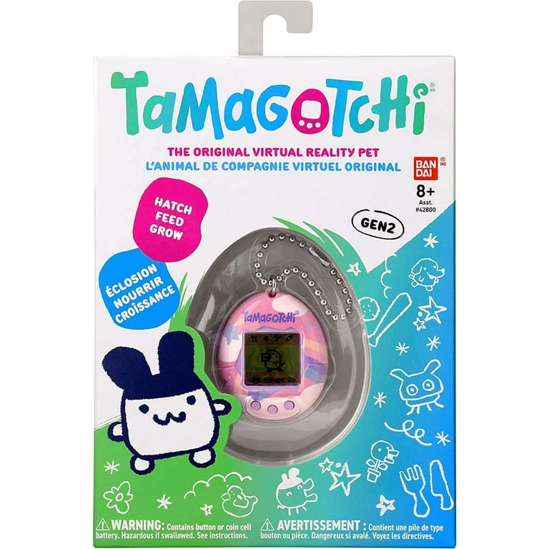 Tamagotchi, Digital Pet, Dreamy Multicolor, Generation 2 - Walmart.com