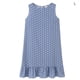 thumbnail image 1 of Vestido De Mujer Sin Mangas Chaleco De Puntos Vestido Suelto De Cuello Redondo Con Volantes, Azul Claro, L Noticed AP002086-15, 1 of 6