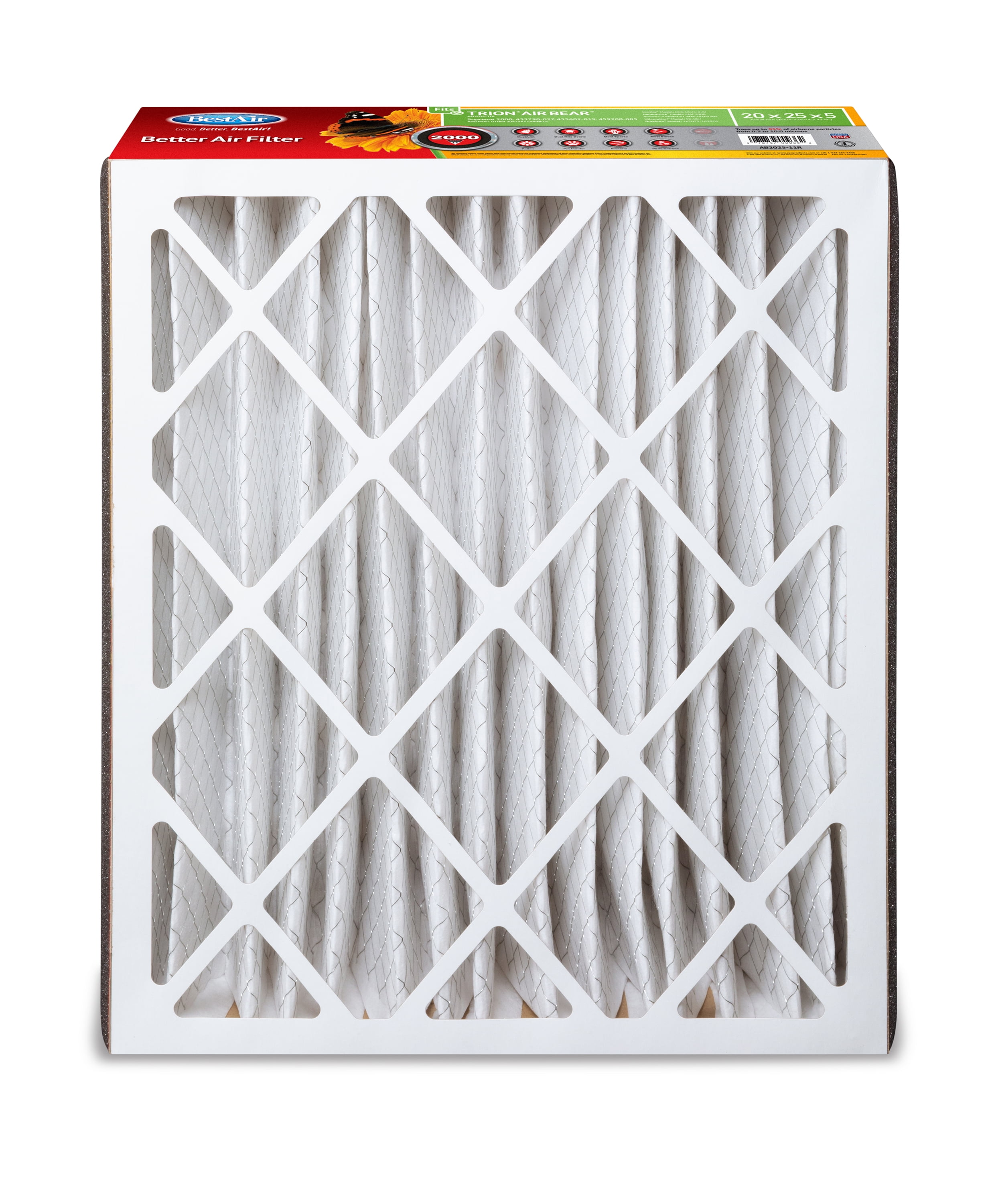 BestAir Extreme Allergens MERV 11 Furnace Filter for Trion Air Bear
