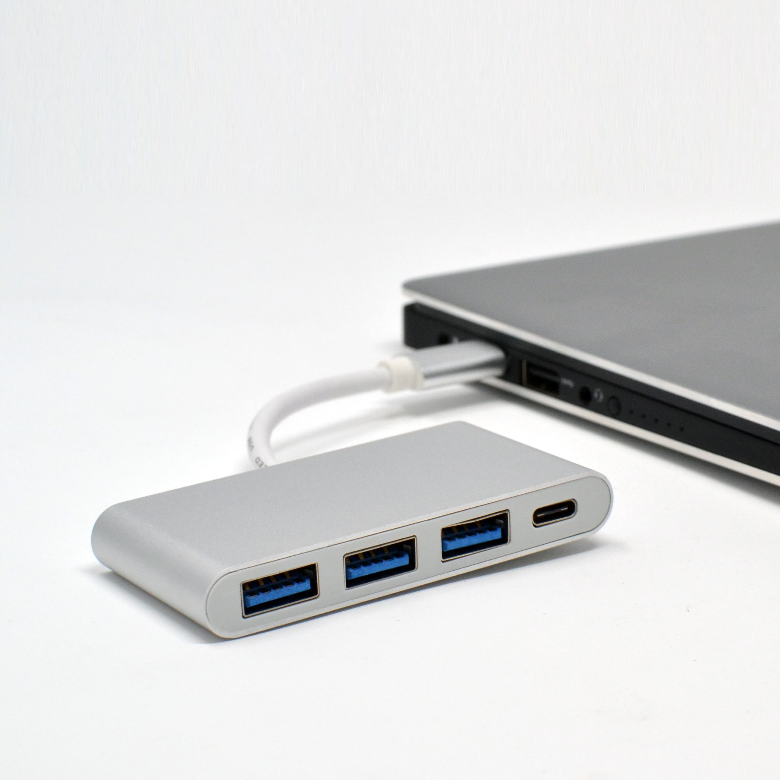 LOGICO 4 in 1 USB C Hub 3x Type USB 3.0 Ports and 1x Type C Portable