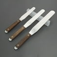 thumbnail image 3 of Straight Cake Icing Spatula, 6 Inch/8 Inch/10 Inch Size Optional Stainless Steel Wooden Handle Cake Decorating Spatula for Home, Kitchen or Bakery, 3 of 7