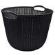 thumbnail image 1 of Cesto Para Ropa Organizador Tipo Tejido Plástico Negro, 1 of 4