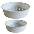 thumbnail image 4 of 2pcs Plastic Steamer Bowl Rice Cookers Steaming Tools Kitchen Supplies (White), 4 of 8