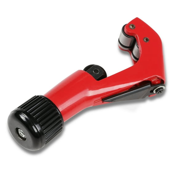 Retractable Tubing Cutter, 1/8 – 1-1/8 Inches, Portable Pipe Cutting Tool w/ Micrometer Adjuster, Alloy Steel Cutting Edge, Aluminum Body