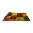 thumbnail image 2 of Ahgly Company Indoor Rectangle Patchwork Yellow Transitional Area Rugs, 4' x 6', 2 of 4