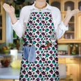thumbnail image 6 of Leopard Print Adjustable Waterproof Apron for Adults 33x27 Inch – Cooking Apron with 2 Large Pockets, Durable Polyester Bib for Kitchen, Baking, BBQ, and Home Use, 6 of 6