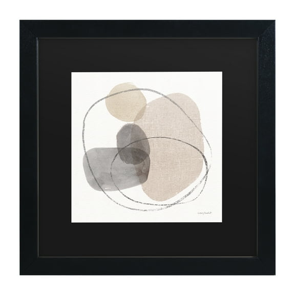 Lisa Audit 'Think Neutral 08' Matted Framed Art