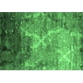 thumbnail image 1 of Ahgly Company Indoor Rectangle Abstract Emerald Green Contemporary Area Rugs, 8' x 10', 1 of 4