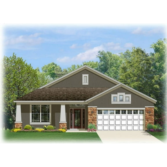 556-1760: Traditional Craftsman 3 Bed, 2 Bath Luxury Home Plan, 1760 Sq Ft: Full Blueprints with License to Build by Home Plan Marketplace - Lesuto