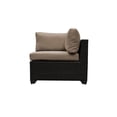 thumbnail image 6 of Afuera Living Contemporary 3-Piece Resin Wicker Patio Sofa in Tan, 6 of 15