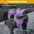 thumbnail image 4 of Arnés para perros Huntboo Escape Proof Reflective Lavanda Morado M, 4 of 6