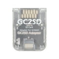 thumbnail image 3 of Adaptador de tarjeta de memoria Plug and Play para consolas de juegos GameCube (transparente), 3 of 3