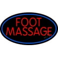 thumbnail image 1 of Red Foot Reflexology LED Neon Sign 20 x 37 - inches, Black Square Cut Acrylic Backing, with Dimmer - Bright and Premium built indoor LED Neon Sign for Spa interior decor and storefront., 1 of 7