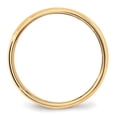 thumbnail image 2 of 14K Yellow Gold 6mm Milgrain Half-Round Wedding Band Ring Size 9, 2 of 7