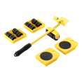 thumbnail image 2 of sunsanly 5Pcs/Set Furniture Mover Tool Set Compact Furniture Movers with Wheels Heavy Duty Appliance Rollers Furniture Slider Kit, 2 of 8