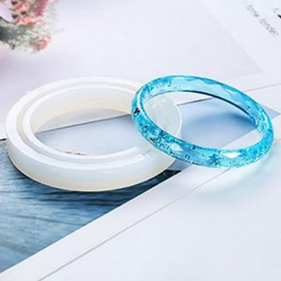 Transparent Silicone Mold Resin Bracelet  Resin Molds Making Tools