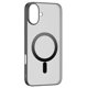 thumbnail image 2 of For iPhone 16 Case Compatible with MagSafe Matte PC Back Cover - Black, 2 of 5