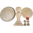 thumbnail image 2 of BingLTD - 32" Tall Bradford Round Pedestal Table Base (WH-Bradford32-UNF), 2 of 4