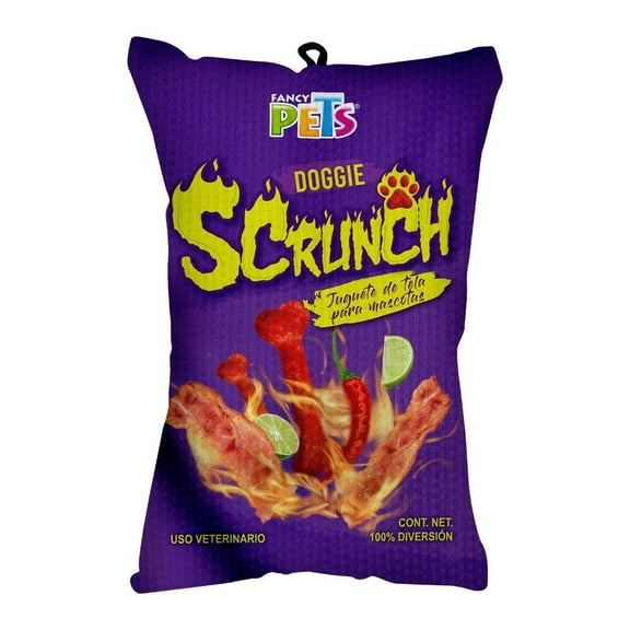 Juguete para Perro Fancy Pets de Tela Doggie Scrunch Fuego