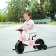 thumbnail image 2 of Costway 4-in-1 Kids Training Bike Toddler Tricycle w/ Training Wheels & Pedals Pink, 2 of 11